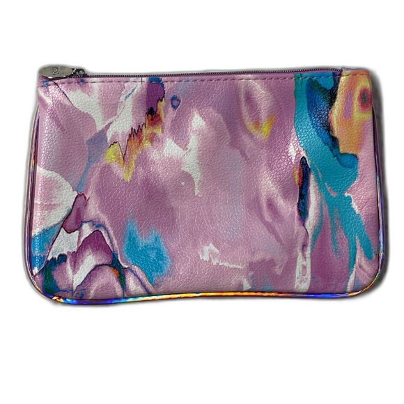 Cute Ipsy Glam Bag – Summer- July 2025 Makeup Bag – Abstract Watercolor Design - Picture 1 of 7
